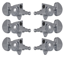 Charger l'image dans la galerie, Grover 502C Roto-Grip Locking Rotomatics avec bouton rond - Mécaniques pour guitare, 3 + 3 - Chrome
