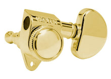 Charger l'image dans la galerie, Grover 502G Roto-Grip Locking Rotomatics avec bouton rond - Mécaniques pour guitare, 3 + 3 - Or 
