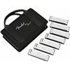 Charger l'image dans la galerie, BLUES DELUXE HARMONICAS - Set of 7 WITH CASE (D, G, E, F, C, B Flat &amp; A Keys)-(7794971214079)

