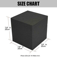 Load image into Gallery viewer, Bass trap accessory wall corner cube acoustic foam panel 20x20x20 cm fireproof sound absorption
