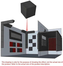 Load image into Gallery viewer, Bass trap accessorie wall corner cube acoustic foam panel 20x20x20 cm fireproof sound absorption studio treatment
