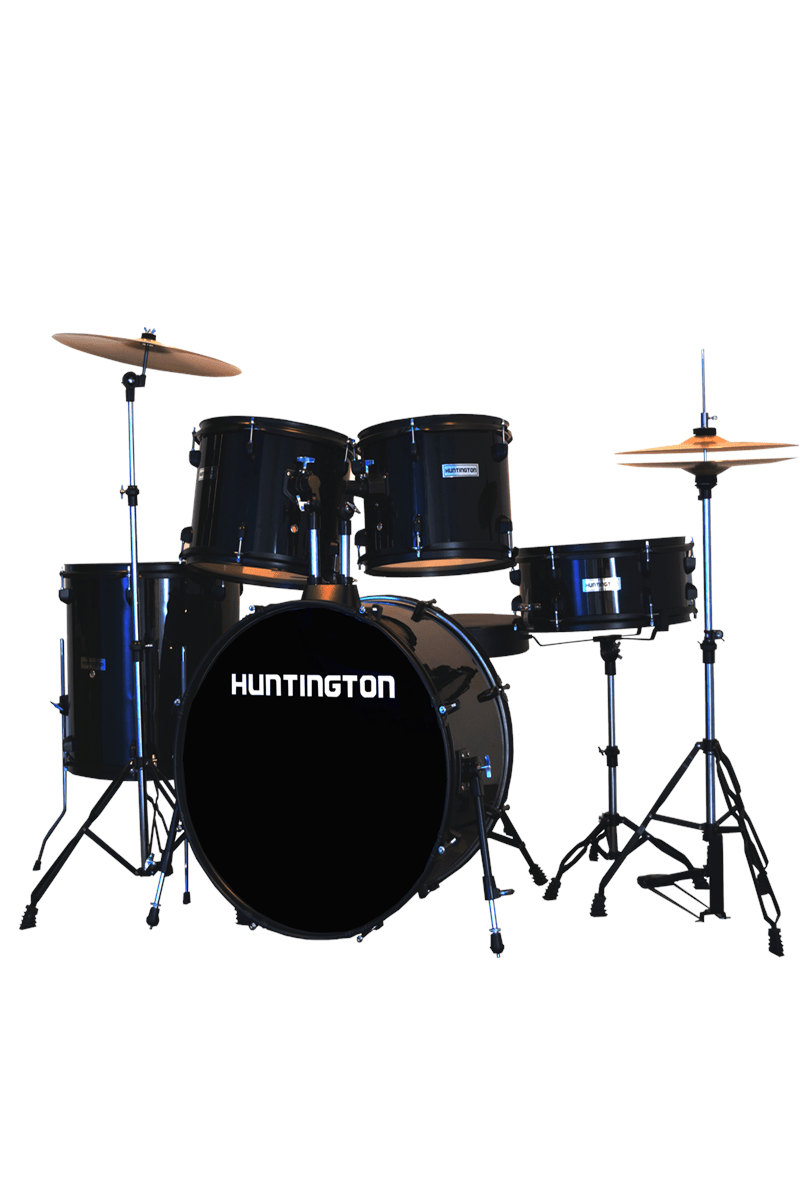 Huntington USA 5 Piece Drum Kit - Complete Full Size Drum Set