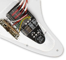 Load image into Gallery viewer, EMG Pro Series Strat Pickguard Collection SL20 Black- SLV/SLV/85 3 Ply Black Pearloid PG-(6580325187778)
