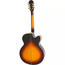 Charger l'image dans la galerie, Epiphone J-200EC Studio Left-handed Acoustic-Electric Guitar - Vintage Sunburst-(7757740867839)
