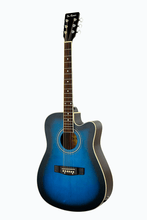 Charger l'image dans la galerie, De Rosa USA Cutaway Acoustic-Electric Dreadnought Guitar Matte Finish-(6757583323330)
