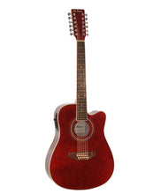 Charger l'image dans la galerie, De Rosa 12 String cutaway dreadnought acoustic electric guitar with spruce top and sapele back and sides
