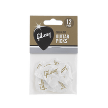 Load image into Gallery viewer, Gibson White Pearloid Medium Standard Pick 12-Pack
