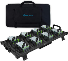 Charger l'image dans la galerie, Pédalier de guitare - Guitto Fixture Blocks Pédalier à effets fixes en alliage d'aluminium super léger avec sac de transport sans velcro (GPB-03 grande taille 66,7 x 33,2 cm) 
