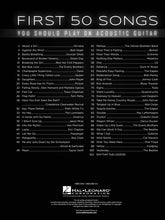 Charger l'image dans la galerie, LES 50 PREMIÈRES CHANSONS À JOUER À LA GUITARE ACOUSTIQUE
