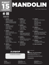 Charger l'image dans la galerie, FIRST 15 LESSONS – MANDOLIN A Beginner's Guide, Featuring Step-By-Step Lessons with Audio, Video, and Popular Songs!-(6897699717314)
