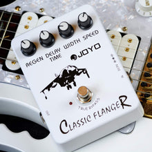 Charger l'image dans la galerie, JOYO JF-07 Pédale d'effet pour guitare Flanger classique
