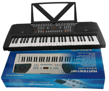 Charger l'image dans la galerie, Huntington USA 54 Key portable electric keyboard with music rack and AC adaptor
