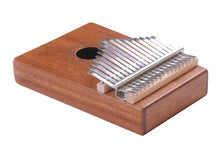 Charger l'image dans la galerie, Kalimba 17 touches en acajou massif avec sac de transport, clé de réglage
