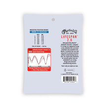 Charger l'image dans la galerie, MARTIN MA550TPK3 MEDIUM 3 PACK AUTHENTIC ACOUSTIC LIFESPAN® 2.0 CORDES GUITARE BRONZE PHOSPHORE
