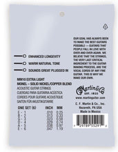 Charger l'image dans la galerie, CORDES GUITARE ACOUSTIQUE MARTIN MM10 EXTRA LIGHT 10-47 RETRO®
