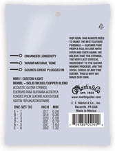 Charger l'image dans la galerie, CORDES GUITARE ACOUSTIQUE MARTIN MM11 CUSTOM LIGHT 11-52 RETRO®
