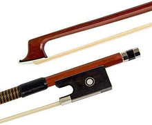 Load image into Gallery viewer, Violin Bow 4/4 Brazilwood Bow for Violin Octagonal Stick Ebony Frog with Mongolian Horse Hair

