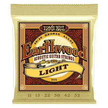 Charger l'image dans la galerie, ERNIE BALL 2004  EARTHWOOD LIGHT 80/20 BRONZE ACOUSTIC GUITAR STRINGS - 11-52 GAUGE-(6633939173570)
