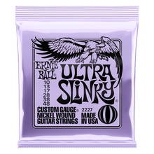 Charger l'image dans la galerie, ERNIE BALL 2227 ULTRA SLINKY NICKEL WOUND ELECTRIC GUITAR STRINGS - 10-48 GAUGE-(6631876001986)
