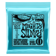 Load image into Gallery viewer, ERNIE BALL 2228 MIGHTY SLINKY NICKEL WOUND ELECTRIC GUITAR STRINGS 8.5 - 40 GAUGE-(6631342899394)
