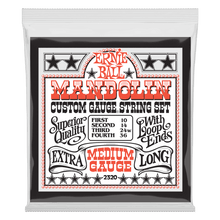 Load image into Gallery viewer, ERNIE BALL 2320 MEDIUM LOOP END STAINLESS STEEL MANDOLIN GUITAR STRINGS - 10-36 GAUGE-(6891995463874)
