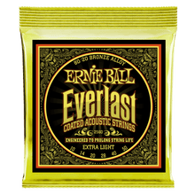 Charger l'image dans la galerie, ERNIE BALL 2560 EVERLAST EXTRA LIGHT COATED 80/20 BRONZE ACOUSTIC - 10-50 GAUGE-(6635025563842)
