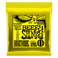 Load image into Gallery viewer, ERNIE BALL 2627 BEEFY SLINKY NICKEL WOUND ELECTRIC GUITAR STRINGS - 11-54 GAUGE-(6632600666306)
