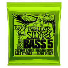 Load image into Gallery viewer, ERNIE BALL 2836 REGULAR SLINKY 5-STRING NICKEL WOUND ELECTRIC BASS STRINGS - 45-130 GAUGE-(6637174358210)
