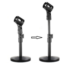 Load image into Gallery viewer, TWO (2) Mini Microphone Stand with Extendable Neck &amp; Clip - SALE ITEM

