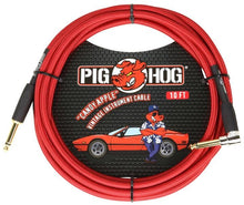 Charger l'image dans la galerie, Pig Hog 10FT Instrument Cable - 1/4 Male Straight to 1/4 Male Right Angle
