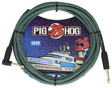 Charger l'image dans la galerie, Pig Hog 10FT Instrument Cable - 1/4 Male Straight to 1/4 Male Right Angle

