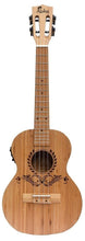 Load image into Gallery viewer, ALOHA Bamboo Solid Top Back &amp; Sides Electric Tenor Ukulele with Tuner
