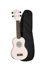 Charger l'image dans la galerie, Hula Beach USA colorful soprano ukulele with basswood body and nylon gig bag

