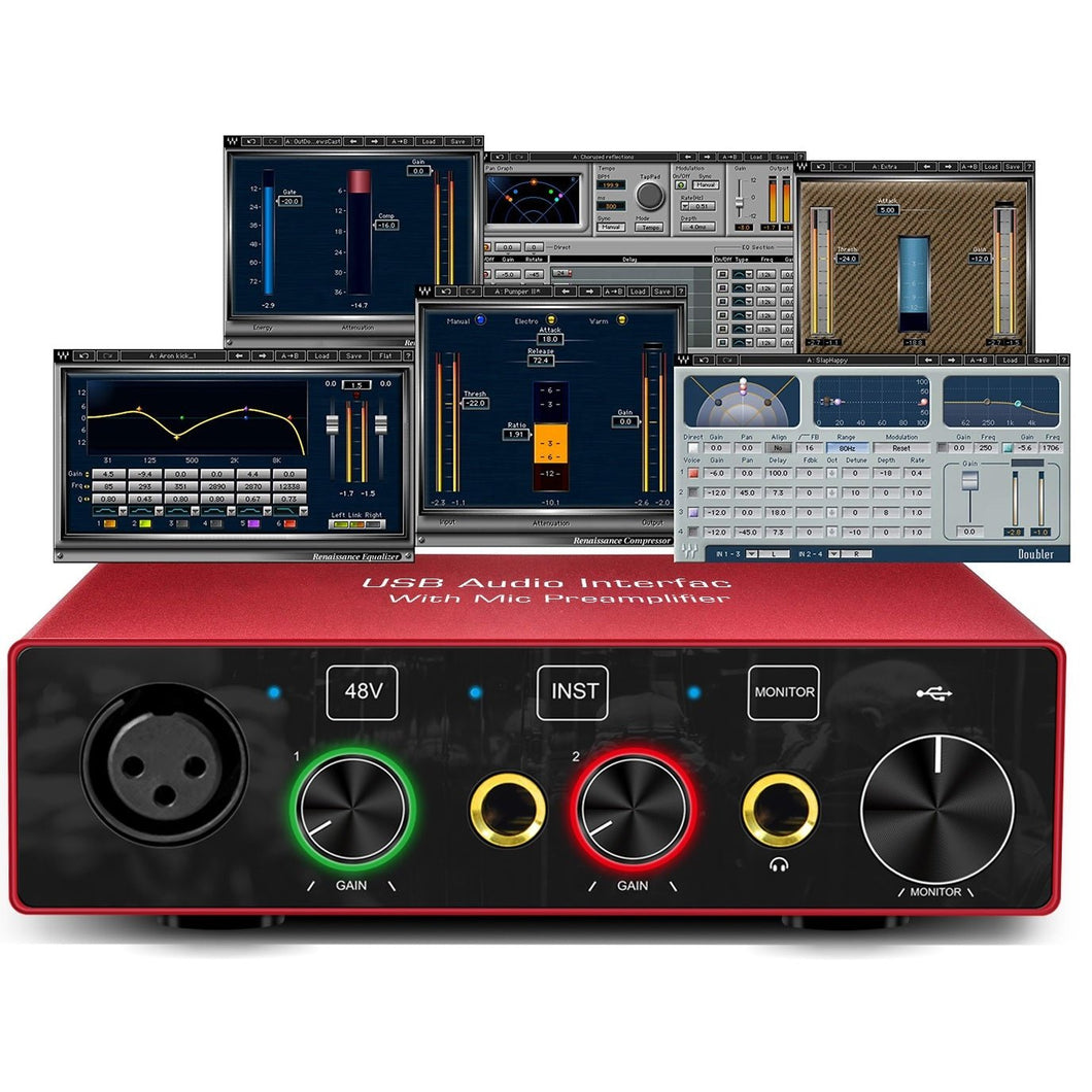 2i2-3RD-GEN 2-IN, 2-OUT USB Audio Interface Focusrite SCARLETT Style -