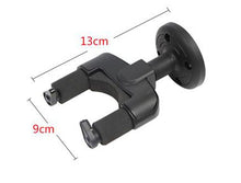 Charger l'image dans la galerie, Support mural pour instrument avec butées de sécurité - Convient à tous les instruments guitares, basse, mandoline, banjo, ukulélé
