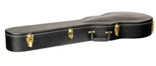 Charger l'image dans la galerie, Deluxe Arch Top Hardshell Les Paul electric guitar case with heavy-duty vinyl and gold hardware
