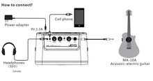Load image into Gallery viewer, Joyo MA-10A Portable 10 Watt Acoustic Guitar Amp
