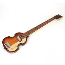 Charger l'image dans la galerie, Hofner HCT-SHVB-SB Shorty Violin Bass CT Sunburst (Beatles Bass Style) Comprend un sac de voyage

